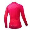 Women's Long Sleeve Cycling Jersey, Quick Dry Bike Top with Reflective Strip, Zipper and Pockets (US, Alpha, Medium, Regular, Regular, HMXC036) view 2