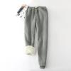 ZEFOTIM Heated Pants for Women Winter Clothes Sweatpants Termicos para Mujer Drawstring with Pockets Light Gray 5X-Large view 2
