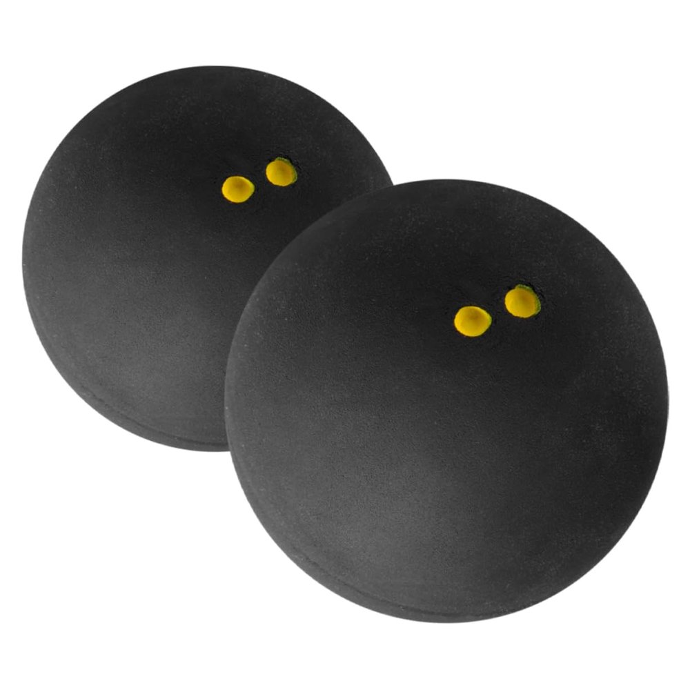 BRIGHTFUFU 2pcs Squash Balls Racket Ball High Elasticity for Professional Use Training Practice