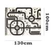 Yunchin Children's Educational Play Mat City Road Building Parking Game Scene Map view 3