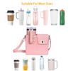 wekunro Crossbody Bag with Sports Water Bottle Holder for Women, 2024 New Outdoor Portable Crossbody Water Cup Purse Storage Bag (Brown) view 4