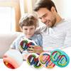 Kid Fidget Fun Double Flip Rotating Magic Bean Puzzle Toy Relieves Stress Toy view 1