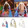 Christmas Scene Silhouette Acrylic Christmas Scene Decoration The Birth Of Jesus view 1