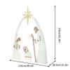 Christmas Scene Silhouette Acrylic Christmas Scene Decoration The Birth Of Jesus view 2