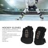 Ice Hockey Gloves, 1 Pair Lightweight Breathable Ice Roller Hockey Gloves, Protective Hockey Equipment for Hockey Players for Youth Junior & Senior (13inch) view 2