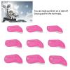 9-Piece Set of Iron Racket Covers, and Scratchresistant, Suitable for Most Irons, Stylish Pink Finish view 2