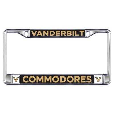 Decorvo Vanderbilt License Plate Frame - Vanderbilt Car Truck Accessory