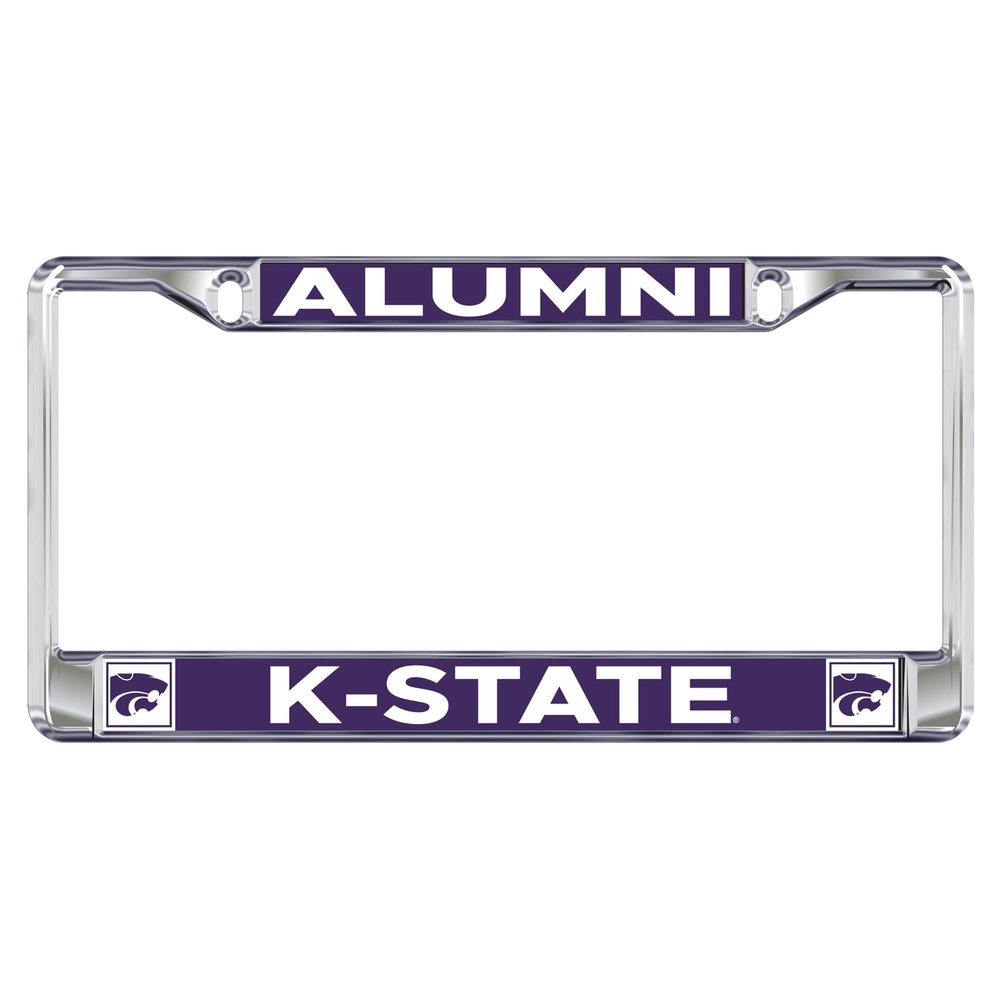 Decorvo Kansas State Alumni License Plate Frame - K-State Car Truck Accessory