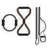 I.U.O.T Pilates Bar and Ring Set | Pilates Bar | Pilates Ring | Resistance Band | Black view 1