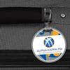 Alpha Kappa Psi Fraternity Travel Luggage ID Bag Tag for Suitcases Round Plastic Tag Luggage Tag with Name Privacy Protection Travel Bag Labels (Alpha Kappa Psi 9) view 3