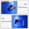 DIROVO Food Grade Plastic Water Storage,Blue Open Top Storage Barrel Drum Keg with Lid and Latch Ring for Transporting/Shipping(200L) view 3