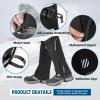 ROCKBROS Snow Boot Leg Gaiters for Hiking Waterproof Leg Gaiter for Skiing Walking Snow Boot Gaiters Tear Resistant Adjustable Gaiters view 4