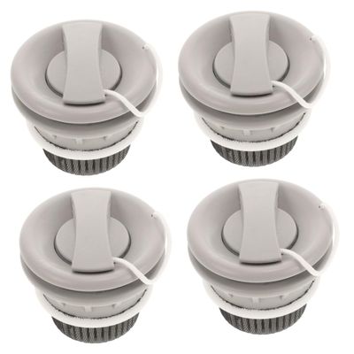 BESPORTBLE 4pcs Inflatable Boat Valve for Kayaks and Canoes Exhaust Valve Easy to Use for Inflatable Surfboards and Boats Robust Design