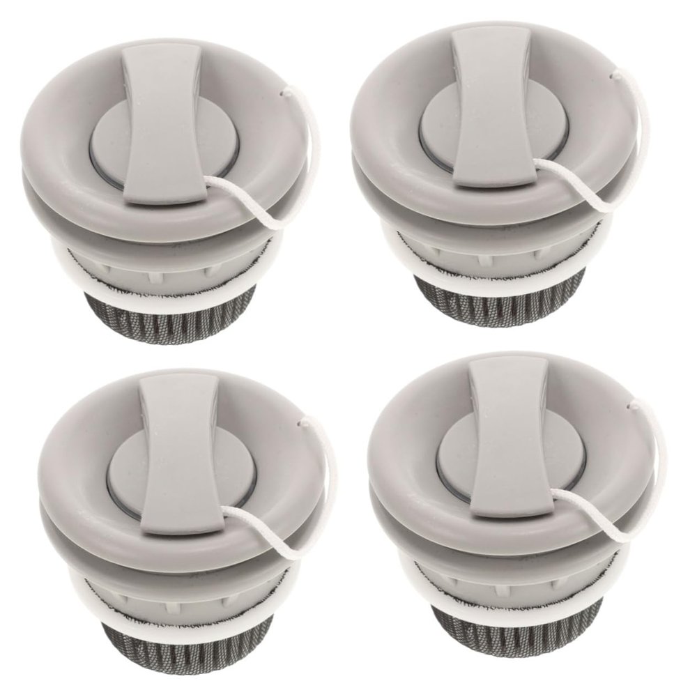 BESPORTBLE 4pcs Inflatable Boat Valve for Kayaks and Canoes Exhaust Valve Easy to Use for Inflatable Surfboards and Boats Robust Design