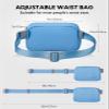 WATERFLY Crossbody Belt Fanny Pack: Sports Walking Waist Bag Runner Belt Bum Bag Hip Fannie Pack Phanny Fannypack Woman Man for Hiking Jogging Running view 3