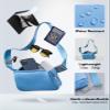 WATERFLY Crossbody Belt Fanny Pack: Sports Walking Waist Bag Runner Belt Bum Bag Hip Fannie Pack Phanny Fannypack Woman Man for Hiking Jogging Running view 4