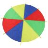 POENVFPO Kids Parachute, Rainbow Parachute Toy Play Gymnastics Parachute with Handles for Cooperative Group Play