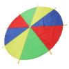 POENVFPO Kids Parachute, Rainbow Parachute Toy Play Gymnastics Parachute with Handles for Cooperative Group Play view 2
