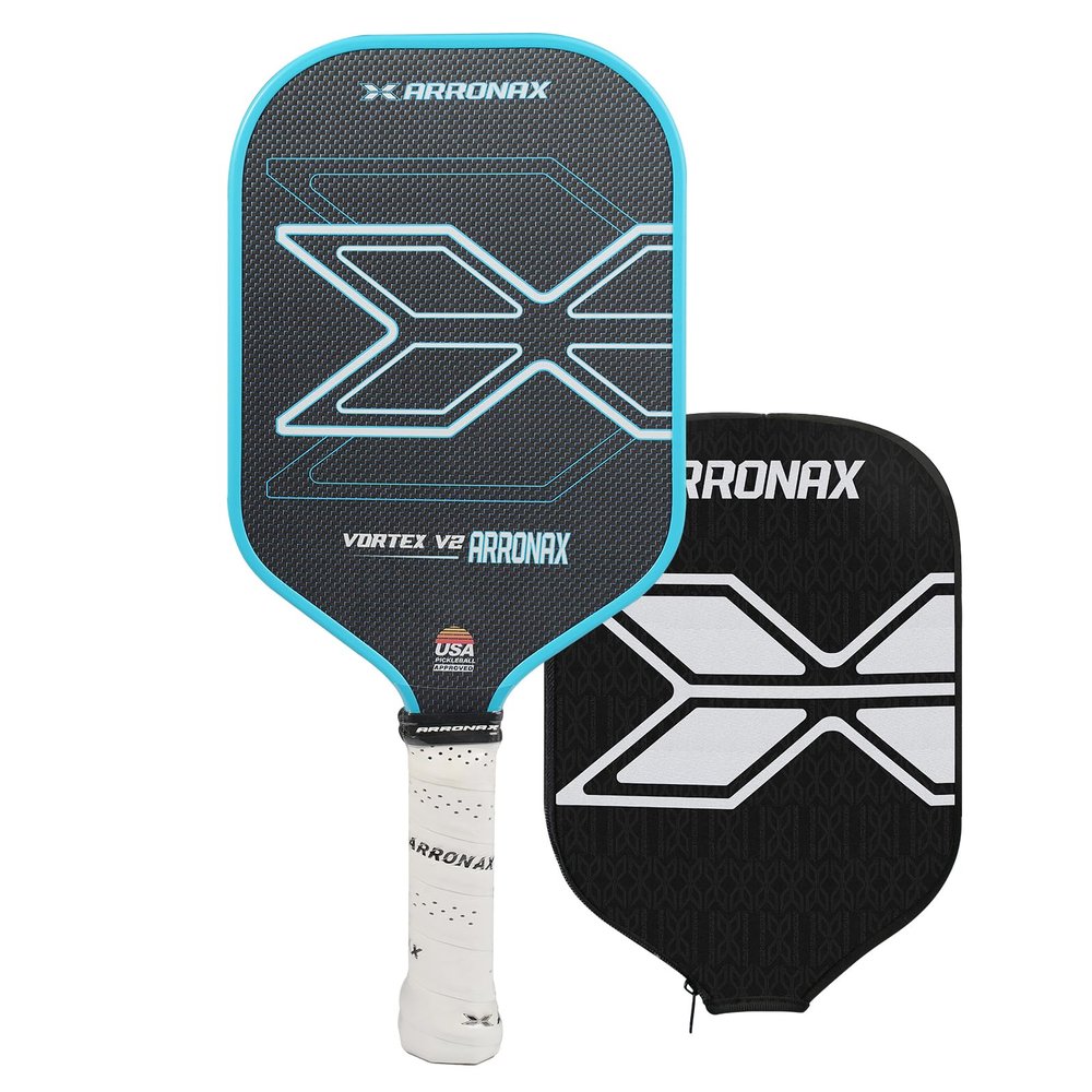 T Titanium Pickleball Paddles, 14mm Titanium Carbon Hybrid Surface Pickleball Paddle for Reliable Traction and Stability, 5.5'' Elongated Paddle