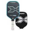 T Titanium Pickleball Paddles, 14mm Titanium Carbon Hybrid Surface Pickleball Paddle for Reliable Traction and Stability, 5.5'' Elongated Paddle view 1