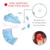 2 Pieces Scrub caps Women Men's Scrub Cap Surgical Caps for Hospital Clouds Moon Stars Multicoloured view 2