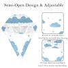 2 Pieces Scrub caps Women Men's Scrub Cap Surgical Caps for Hospital Clouds Moon Stars Multicoloured view 3