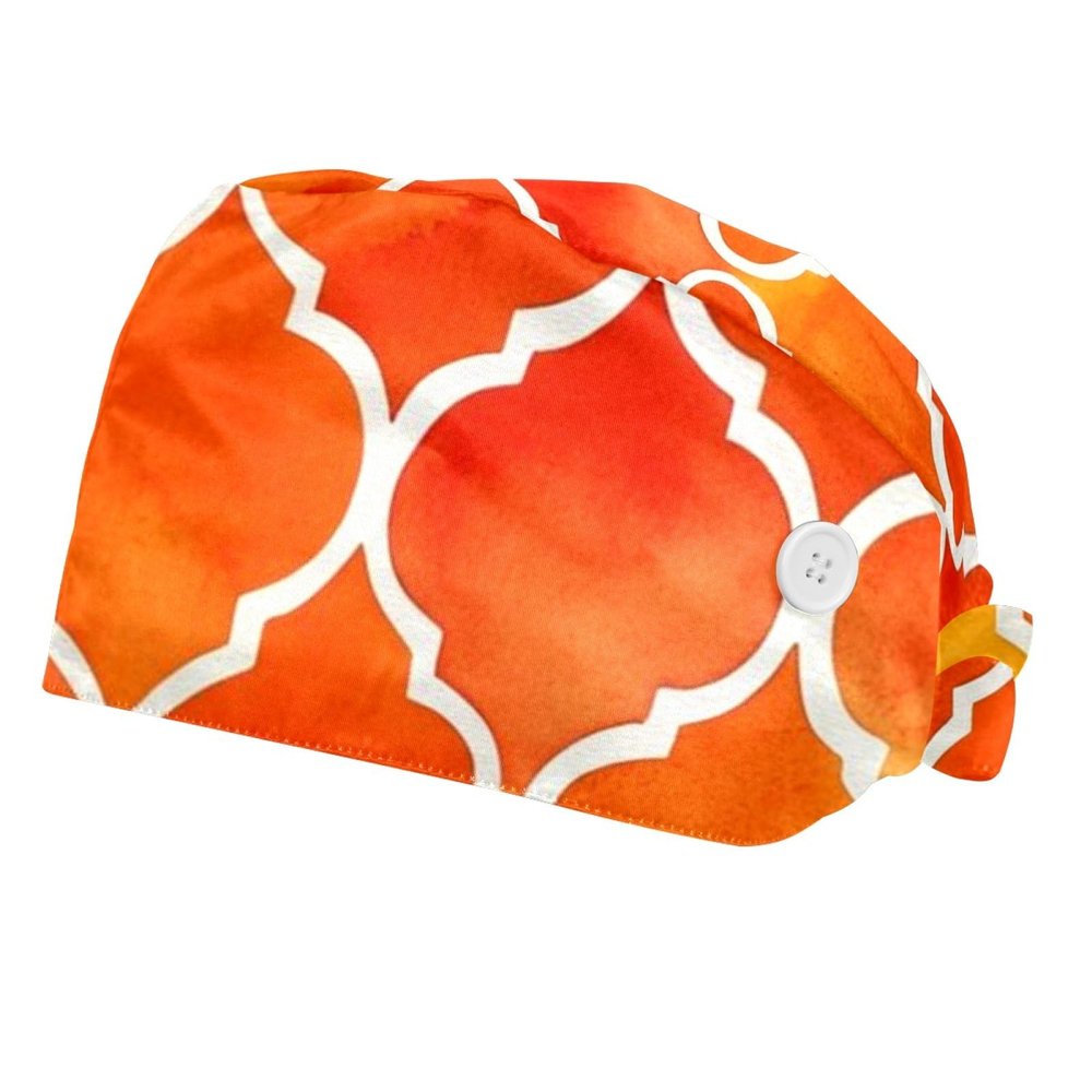 2 Pieces Scrub caps Women Ponytail Scrub Cap Scrub Caps Men for Beauty Salon Classic Traditional Pattern Multicoloured
