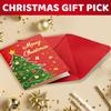 HAPPYPOP Christmas Gifts for Kids - White Christmas Stocking Stuffers Xmas Horse Socks 4-6 Years Old with Greeting Card view 2