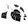 2 Pieces Scrub caps Women Men's Scrub Cap Surgical Cap for Chef Ginkgo Leaves Multicoloured