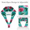 2 Pieces Scrub caps Women Scrub Cap Men Scrub Caps Men for Hospital Plant Flowers Multicoloured view 3