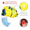 2 Pieces Scrub caps Women Scrub Caps Women Satin Lined Nursing Hats for Women for Home Palm Tree Multicoloured view 2