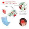 2 Pieces Scrub caps Women Chef Hat Nurse Scrub Cap for Chef Glove Plant Multicoloured view 2