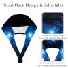 2 Pieces Scrub caps Women Scrub Caps Women Satin Lined Surgeon Caps for Home Sky Nebula view 3