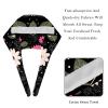 2 Pieces Scrub caps Women Chef Cap Surgical Caps for The Surgeon Flowers Pattern Multicoloured view 4