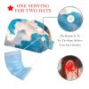2 Pieces Scrub caps Women Scrub Cap Surgical Caps for Hospital Sunset Clouds Multicoloured view 2