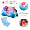 2 Pieces Scrub caps Women Scrub Caps Women Satin Lined Scrub Caps Men for Chef Smog Colorful view 2