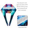 2 Pieces Scrub caps Women Scrub Caps Women Satin Lined Scrub Caps Men for Chef Smog Colorful view 4