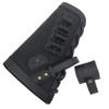 WAYNE'S DOG No Drill Gun Cheek Rest Buttstock with Leather Barrel Mount Loops for 12GA .357 30-30 45-70MAG (.308 .30-06 .45-70 .44MAG, Black with Barrel Mount) view 1