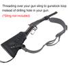 WAYNE'S DOG No Drill Gun Cheek Rest Buttstock with Leather Barrel Mount Loops for 12GA .357 30-30 45-70MAG (.308 .30-06 .45-70 .44MAG, Black with Barrel Mount) view 4