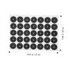 BCOATH Snooker Dots Billiard Spot Stickers Pool Table Accessories Dots Markers Replaceable Portable Pool Table Marker Daily Use Snooker Washable Billiard Spot Decals view 3