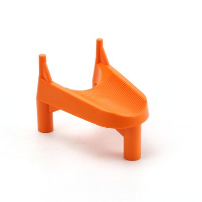 Football Kickoff Kicking Tee Durable Sturdy Rubber Rugby Kicking Tee - Orange 1''