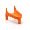 Football Kickoff Kicking Tee Durable Sturdy Rubber Rugby Kicking Tee - Orange 1'' view 1