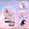 Arrowbash Boxing Headgear and Gloves Set for Kids 6oz Pink Unicorn Boxing Gloves and Wrestling Headgear Sparring Equipment for Boxing Kickboxing Muay Thai BJJ Karate Training view 2