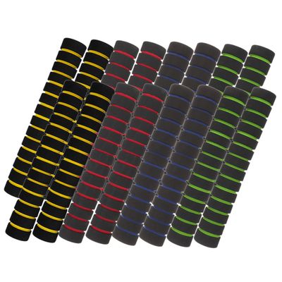 BCOATH 8pairs Nonskid Sponge Paddle Grips for Kayaks Comfortable Anti-Slip Handle Covers Durable Oar Protectors Red Blue Green Yellow for All Kayak Enthusiasts