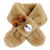 YZZLZH Bear Scarf For 3-10Y Kids Cartoon Plush Neck Scarf Winter Warm Neckwrap Boys Girls Unisex Neck Wear Scarf view 1