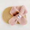 YZZLZH Bear Scarf For 3-10Y Kids Cartoon Plush Neck Scarf Winter Warm Neckwrap Boys Girls Unisex Neck Wear Scarf view 3