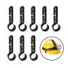 Quacc 8 PCS Non-Slip Helmet Clips for Headlamp, Headlight Clip Head Torch Hard Hat Hooks Rechargeable Headlamp Saver Clip Easily Mount Headlamp on Narrow-Edged Helmet, Hardhat, Safety Cap view 1