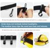 Quacc 8 PCS Non-Slip Helmet Clips for Headlamp, Headlight Clip Head Torch Hard Hat Hooks Rechargeable Headlamp Saver Clip Easily Mount Headlamp on Narrow-Edged Helmet, Hardhat, Safety Cap view 2