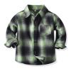 AIMAOMI Toddler Baby Boys Jackets Fashion Sherp Lined Flannel Plaid Jacket Loose Fit Long Sleeve Coat Flannel (A, 6-12 Months) view 2