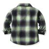 AIMAOMI Toddler Baby Boys Jackets Fashion Sherp Lined Flannel Plaid Jacket Loose Fit Long Sleeve Coat Flannel (A, 6-12 Months) view 3